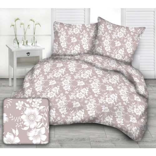 Delikatna pościel z kory bawełnianej 160 x 200