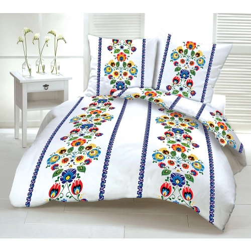 Komplet Pościeli z Bawełny 140x200 kraszanka