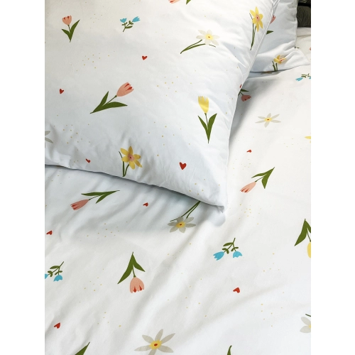 Pościel bawełniana 160x200 Tulipany