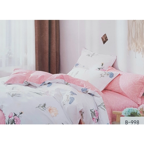 Komplet Pościeli z Bawełny satynowej 160x200