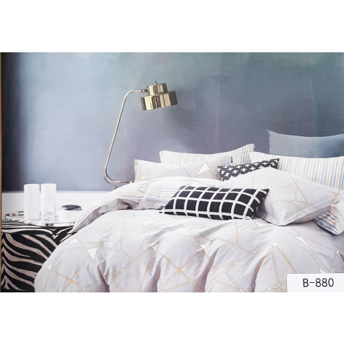 Komplet Pościeli z Bawełny satynowej 160x200