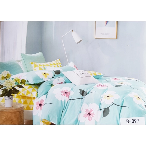 Komplet Pościeli z Bawełny satynowej 160x200