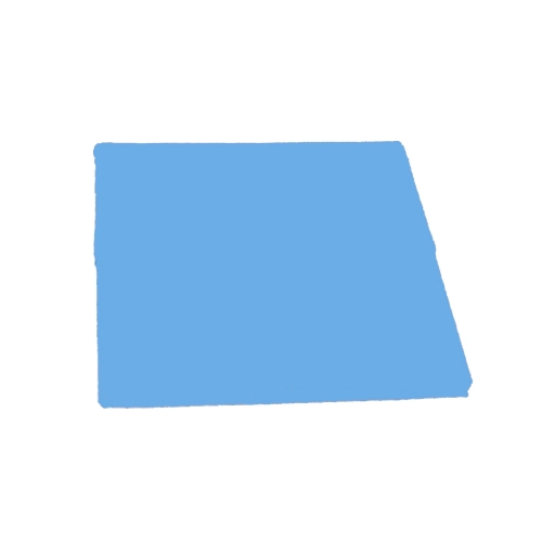 Prześcieradło z 100% bawełny roz 160 x 220 kol niebieski