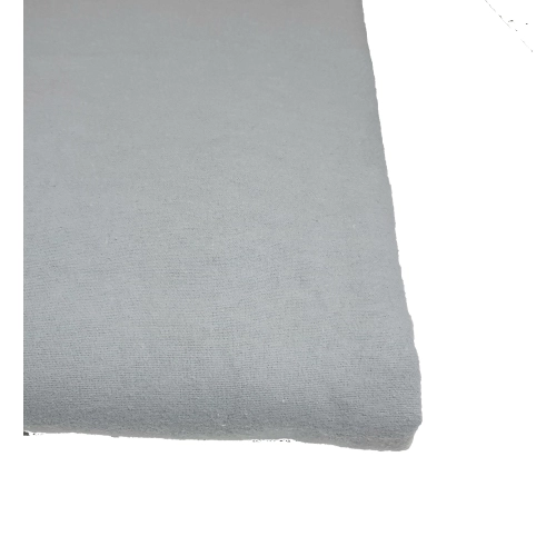 Prześcieradło flanelowe bez gumki 160x220 szare