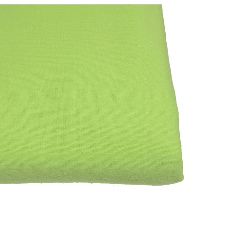 Prześcieradło flanelowe bez gumki 160x220 zieleń