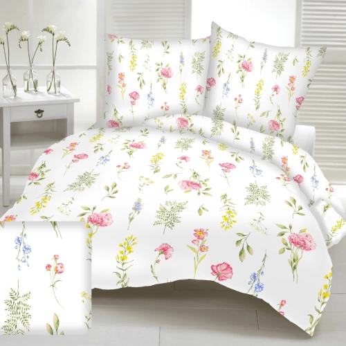 Pościel z kory bawełnianej 160x200 Zielnik